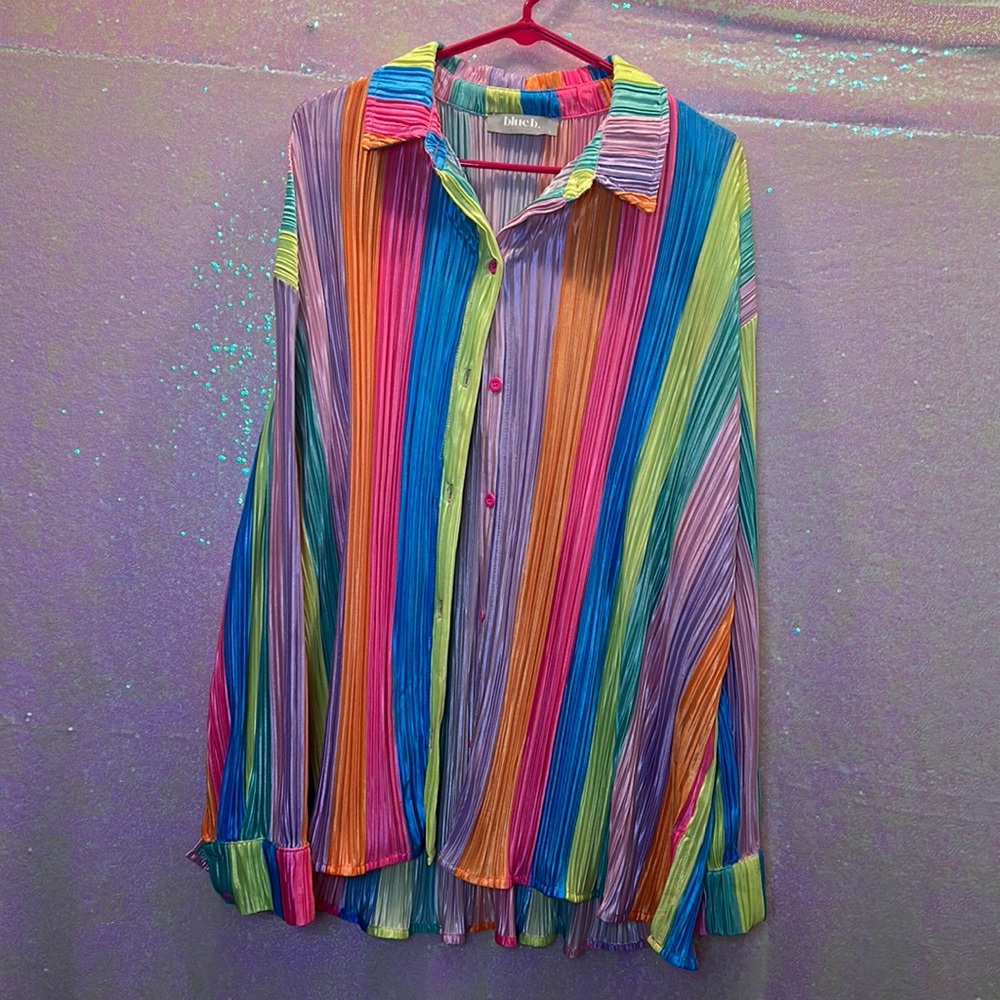 Rainbow All Day Plisse Short Set
